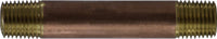 42022 | 1/4 X 2 XH RED BRASS NIPPLE | Midland Metal Mfg.