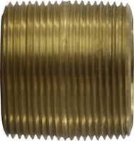 42145 | 1-1/2 X 4 XH RED BRASS NIPPLE | Midland Metal Mfg.