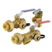 3400LRAB 3/4 | Valve Kit Lead Free Brass 3/4 Inch Sweat Standard for Tankless Water Heater | Red White Valve