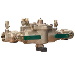 Watts 2-LF009M2-QT Backflow Preventer LF009 Reduced Pressure Zone Assembly 2 Inch Lead Free Bronze Quarter Turn FNPT 0391007 | Blackhawk Supply