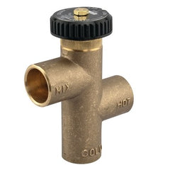 Watts LF70A3/4 Mixing Valve LF70A Hot Water Extender 3/4 Inch Lead Free Brass Socket LF70A3/4 | Blackhawk Supply