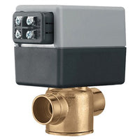 Z56 | Zone Valve Z-One Z56 2-Way Motorized with Screw Terminal 1 Inch Brass Sweat 7.5 Cv 300 Pounds per Square Inch | Hydronic Caleffi