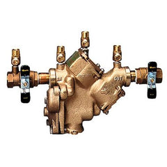 Watts LF909-QT-FS3/4 Backflow Preventer LF909-FS Small Reduced Pressure Zone Assembly 3/4 Inch Lead Free Bronze Quarter Turn FNPT 175 Pounds per Square Inch | Blackhawk Supply