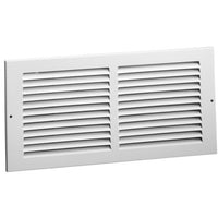 672-14X10W | Return Air Grille 672 White 14 x 10 Inch | Hart & Cooley