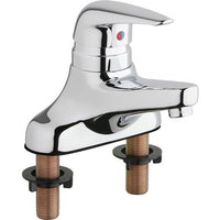 420-ABCP | Lavatory Faucet Centerset 4 Inch Spread 1 Lever ADA Chrome 1.5 Gallons per Minute Deck Mount 2 Hole | Chicago Faucet Co