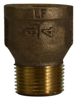 44621LF | 1/2 BRASS EXTENSION PIECE LF, Nipples and Fittings, Lead Free Bronze Fittings, Lead Free Extension Pieces | Midland Metal Mfg.