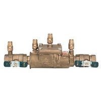3/4007M3-QT-FZ | Backflow Preventer 007 3/4 Inch Bronze Quarter Turn Dual Check 007M3QT-34 175 Pounds per Square Inch 33 to 180 Degrees Fahrenheit | Watts