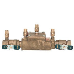 Watts 2007M1-QT-FZ Backflow Preventer 007 2 Inch Bronze Quarter Turn Dual Check 007M1QT-2 175 Pounds per Square Inch 33 to 180 Degrees Fahrenheit | Blackhawk Supply