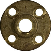 44798LF | 4 BRASS COMP FLNG THRD LF | Midland Metal Mfg.