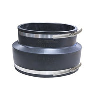 1056-108 | Coupling Flexible 10 x 8 Inch Cast Iron/Plastic to Cast Iron/Plastic PVC 4.3 Pounds per Square Inch for All Types of In-House and Sewer Connection | Fernco