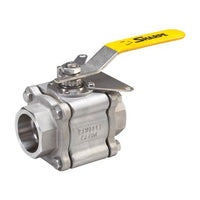 8466RTSW-34 | Ball Valve 84 Stainless Steel Body 3/4 Inch Socket Weld RTFE Seat Standard Port | Sharpe Valves