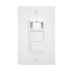 Panasonic FV-WCCS2-W Bathroom Fan Switch WhisperControl Condensation Sensor with Light Control White FV-WCCS2 6IN Leads | Blackhawk Supply