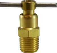 46080 | 1/8 MIP INTERNAL SEAT DRAIN COCK, Brass Fittings, Drain Cocks, Tee Handle Internal Seat | Midland Metal Mfg.