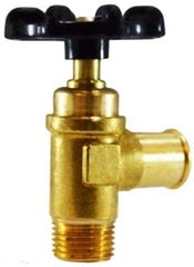 Midland Metal Mfg. 46456 3/4 X 1/2 (HOSE X MIP TRUCK VALVE), Brass Fittings, Specialty Valves, Hose To Male Pipe Brass Truck valve | Blackhawk Supply
