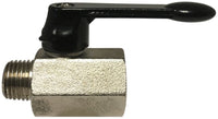 46930L | 1/8 FXM MINI BV LEVER HDLE W/VITON SEALS | Midland Metal Mfg.