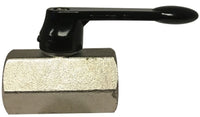 46934L | 1/8 FXF MINI BV LEVER HDLE W/VITON SEALS | Midland Metal Mfg.