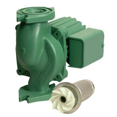TACO 0010F3 Circulator Pump 00 Inline Cartridge Cast Iron Flange 1 Stage 1/8 Horsepower Stainless Steel | Blackhawk Supply