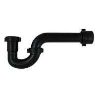 A9703WBG | P-Trap 1-1/2 Inch Black with Nuts with Industry Exclusive Durabond Seal | Dearborn Plastic