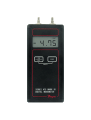 Dwyer 475-4-FM Handheld digital manometer | range 0-10.00 psi (.6895 bar) | max. pressure 30 psig. | Blackhawk Supply