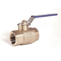 BA475B-100 | Ball Valve Forged Brass 1 Inch Threaded 2 Piece Full Port 600PSI WOG | Milwaukee Valves