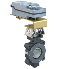 Bray MKL2-C025/DS24-180-TA 2.5" Lugged Butterfly valve High Performance | ANSI Class 150 | CS body | CV 160 | Normally Closed | Damper & Valve actuator | 24 VAC/DC | 177 lb-in | on/off or floating | Spring Return | SW | Blackhawk Supply