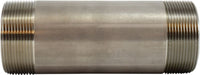 48180 | 2-1/2 X CLOSE 304 SS NIPPLE, Nipples and Fittings, SCH 40 Stainless Steel Nipples, Stainless Steel Nipple 2-1/2