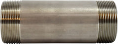 Midland Metal Mfg. 48182 2-1/2 X 3-1/2 WLD SS NIPPLE 304, Nipples and Fittings, SCH 40 Stainless Steel Nipples, Stainless Steel Nipple 2-1/2" Diameter 304 S.S. | Blackhawk Supply