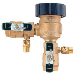 Watts 11/4LF800M4-QT-FZ Vacuum Breaker Pressure with Quarter Turn Lead Free Bronze 1-1/4 Inch for Irrigation & Industrial Process Water Systems | Blackhawk Supply