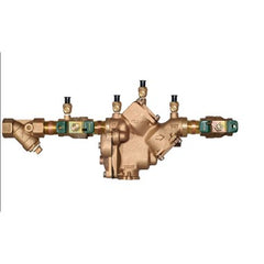 Watts LF909-QT-S-FS1 Backflow Preventer LF909-FS Small Reduced Pressure Zone Assembly 1 Inch Lead Free Bronze Quarter Turn with Strainer FNPT 175 Pounds per Square Inch | Blackhawk Supply