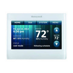 HONEYWELL HOME TH9320WF5003/U Thermostat 9000 Programmable WiFi Color Touchscreen 18-30 Voltage Alternating Current 3 Heat/2 Cool Heat Pump-2 Heat/2 Cool Conventional 7 Day Premier White 40-90/50-99 Degrees Fahrenheit | Blackhawk Supply