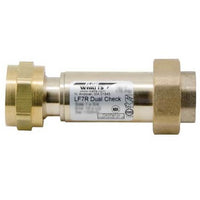 LF7RU2-2-12 | Backflow Preventer LF7R 1/2 Inch Lead Free Bronze Dual Check Union FNPT 175 Pounds per Square Inch for Light Commercial and Residential | Watts