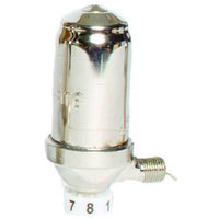 1 | Air Vent Angle Adjustable 1/8 Inch Nickel Plated Brass Male Thread 3 Pounds per Square Inch for Free Standing Radiators | Vent-Rite