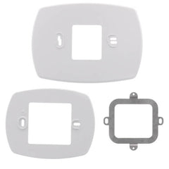 Resideo 50001137-001 COVER PLATE ASSEMBLY FOR TH1000DH, TH2000DH, TH3000, TH4000, TH5000, TH6000, TB7000 SERIES THERMOSTATS. CONTAINS SMALL COVER PLATE, MEDIUM COVER PLATE, BRACKET AND MOUNTING HARDWARE. | Blackhawk Supply