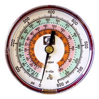 M2-825 | Pressure Gauge Illuminating 3-1/8 Inch 1/8IN MPT | J/B Industries SAE Fittings