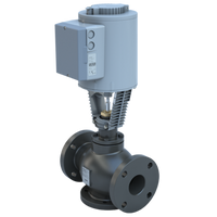 DG6-3-400/VAL-SRS15P | 6 Inch Flanged Globe Valve | 3 Way | 24 VAC Actuator | Bray