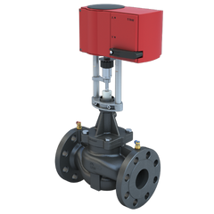 Bray SSM-250-A250-H-84/GASEX24-450 2.5" Flanged ANSI 250 | 83.63 GPM Pressure Independent Control Valve | H Cartridge | NO | Linear Actuator | 24 VAC Floating;Modulating;On/Off | Fail Open | with Enclosed Terminal Strip;Time Out | Blackhawk Supply