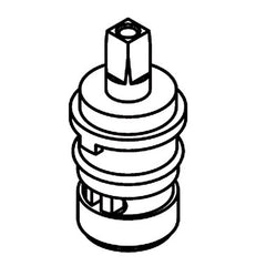 Moen 52000 Hot Cartridge Brass Shell Ceramic Disc for Commercial 2 Handle Hot | Blackhawk Supply