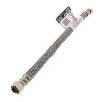 FC12F | Faucet Connector 3/8 x 3/8 x 12 Inch Compression Female x Female Braided Stainless Steel | Fluidmaster