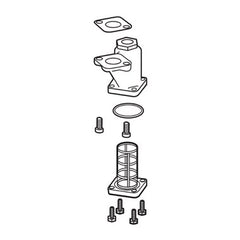 Mcdonnell Miller 342200 Strainer Assembly SA51-9 for Series 51-S/51-S-2 Combination Mechanical Water Feeder/Low Water Cut Off/Series 851-S Make-Up Water Feeders | Blackhawk Supply