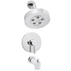 Speakman SM-1030-P Tub and Shower System Neo Pressure Balance Valve with Temperature Control 1 Lever Polished Chrome ADA 2.5 Gallons per Minute | Blackhawk Supply