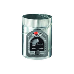 HONEYWELL HOME ARD9TZ/U Automatic Damper TrueZone ARD 1 Blade 9 Inch Round Side or Top Galvanized Steel Power Closed Spring Open | Blackhawk Supply