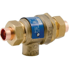 Watts 1/2-BBFP Backflow Preventer Vacuum Breaker 1/2 Inch Brass Dual Check with Intermediate Atmospheric Vent Female Union 9D-12 | Blackhawk Supply