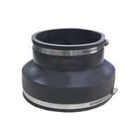 1056-86 | Coupling Flexible 8 x 6 Inch Cast Iron/Plastic to Cast Iron/Plastic PVC 4.3 Pounds per Square Inch for All Types of In-House and Sewer Connection | Fernco