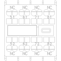 3RH29112XA040MA0 | AUX. SWITCH 4NC FOR S00 W/N.O. AUX SPRNG | Siemens Electrical