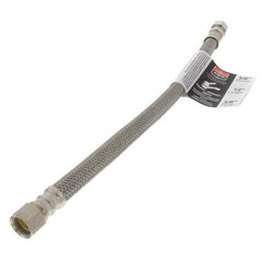 Fluidmaster FE20 Faucet Connector Braided 3/8 x 3/8 x 20 Inch Compression Male x Female 304 Stainless Steel | Blackhawk Supply