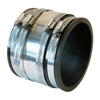 1056-44RC | Coupling Shielded 4 Inch Cast Iron/Plastic to Cast Iron/Plastic PVC Strong Back | Fernco