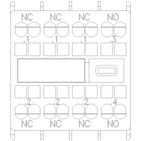 3RH29112HA13 | AUX. SWITCH 1NO+3NC FOR S00 SPRNG | Siemens Electrical