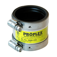 Fernco 3000-150 Coupling Proflex Shielded 1-1/2 Inch Cast Iron to Plastic/Steel/E x tra Heavy | Blackhawk Supply