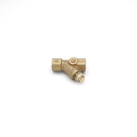 YS55EB-12 | Y Strainer 1/2 Inch Threaded Eco Brass 200 Pounds per Square Inch Standard 20 Mesh 125 | Titan Flow Controls
