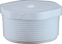 55511 | 2 SCH 40 PVC THREADED PLUG | Midland Metal Mfg.